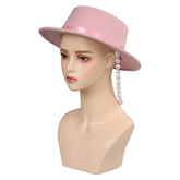 Movie Barbie Pink hat Accessories Cosplay Costume Halloween Carnival Suit